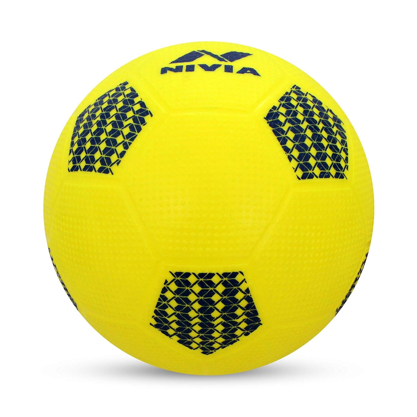 Nivia Home Play Football (Yellow, Size 1) | Machine Stitched | 32 Panel | Hobby Playing Ball | Soccer Ball
