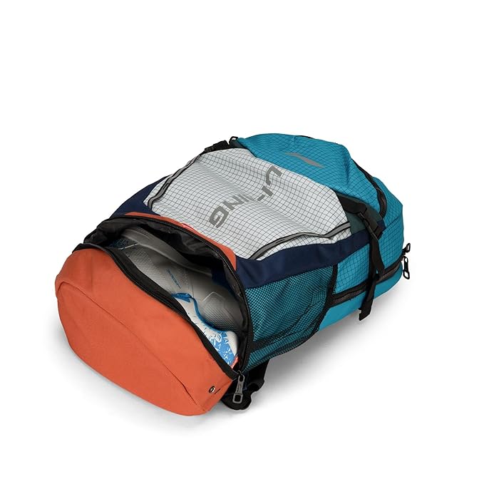 Li-Ning Gear Glide Backpack | 3 Compartments | Cushioned Straps and Back Panel | Perfect for Gym, Work & Everyday Activities | Durable Polyester Construction