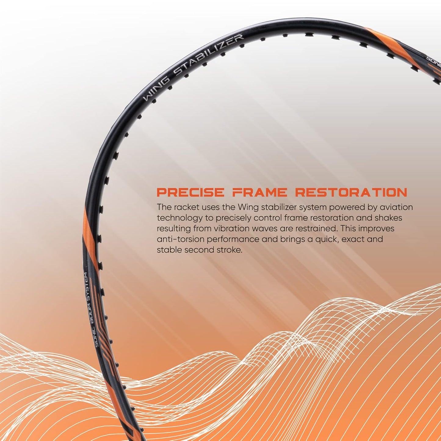 Li-Ning Tectonic 1S Carbon Fibre Strung Badmiton Racket with Full Cover | For Professional | Havey Head | Dynamic Optimum Frame | Maximum String Tension- 26lbs