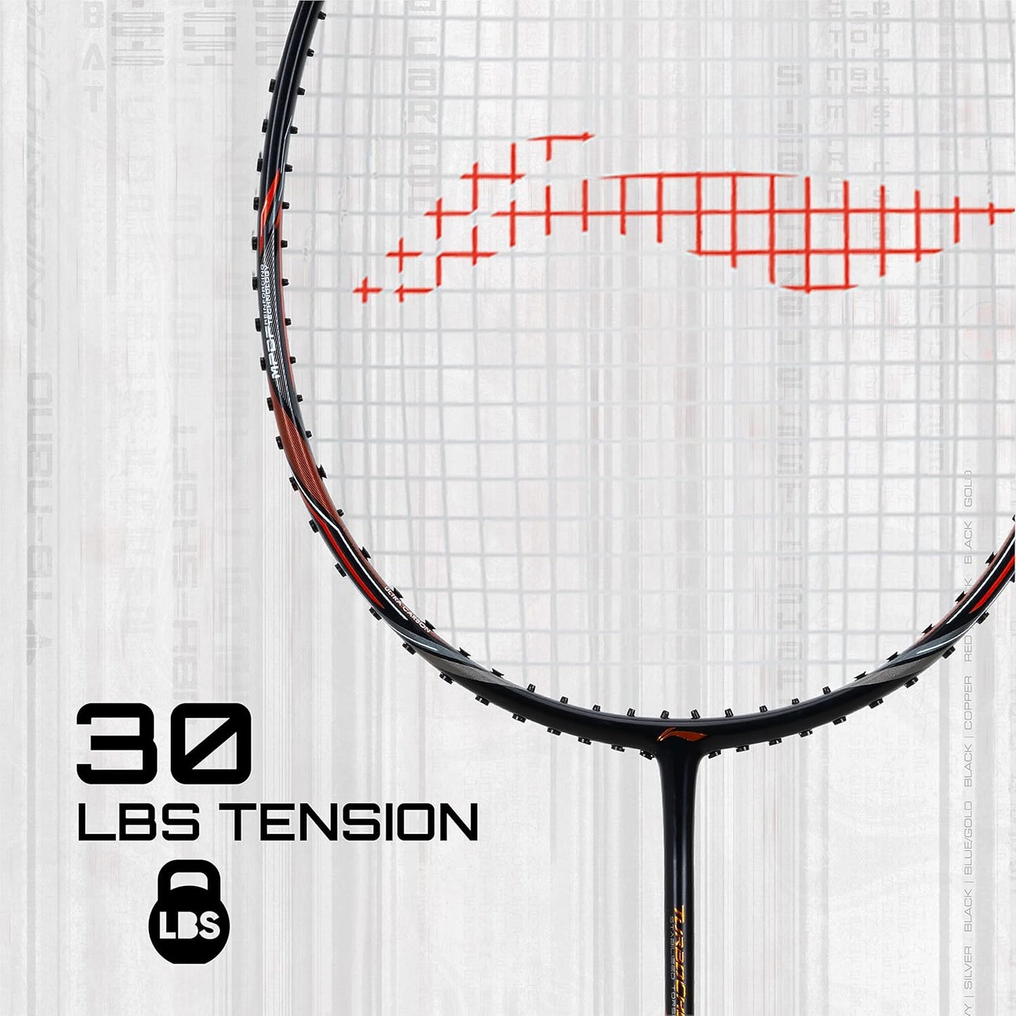 Li-Ning Turbo Charging Z Combat Carbon Fibre Unstrung Badminton Racquet With Cover | Intermediate | Dynamic Optimum Frame | Ultra Smasher | Maximum String Tension- 30lbs