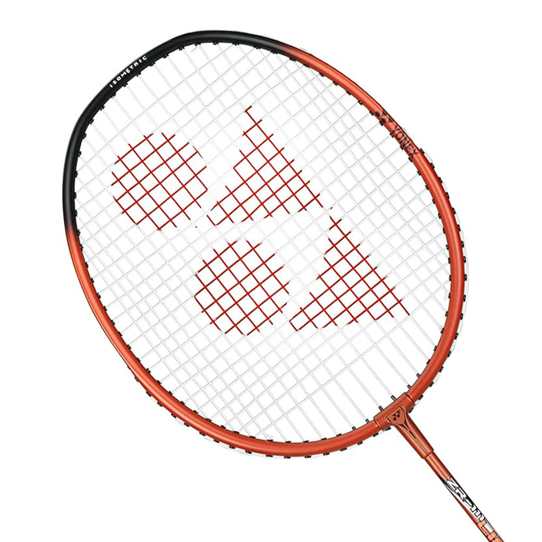 YONEX ZR111 Light Aluminium Strung Badminton Racket with Full Racket Cover | for Beginners | 95 Grams |Isometric Head Shape