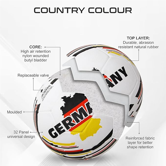 NIVIA Country Color Molded Football