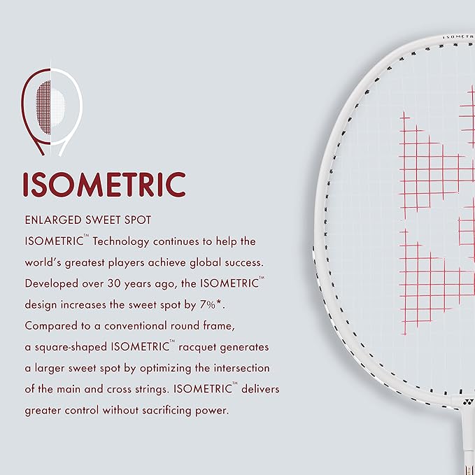 YONEX GR 303i Aluminium Strung Badminton Racket with Full Racket Cover | for Beginners | 83 Grams | High Durability