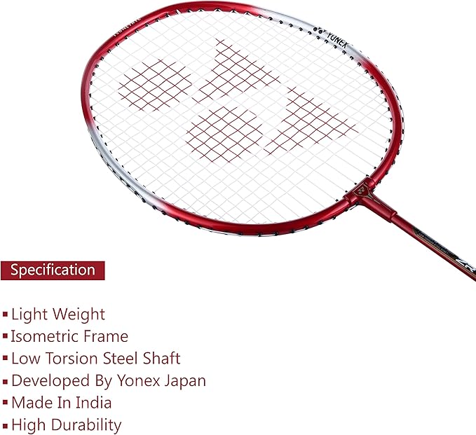 YONEX Zr 100 Light Aluminium Badminton Racquet - Lightweight Design | High-Performance Racket for Precision Play