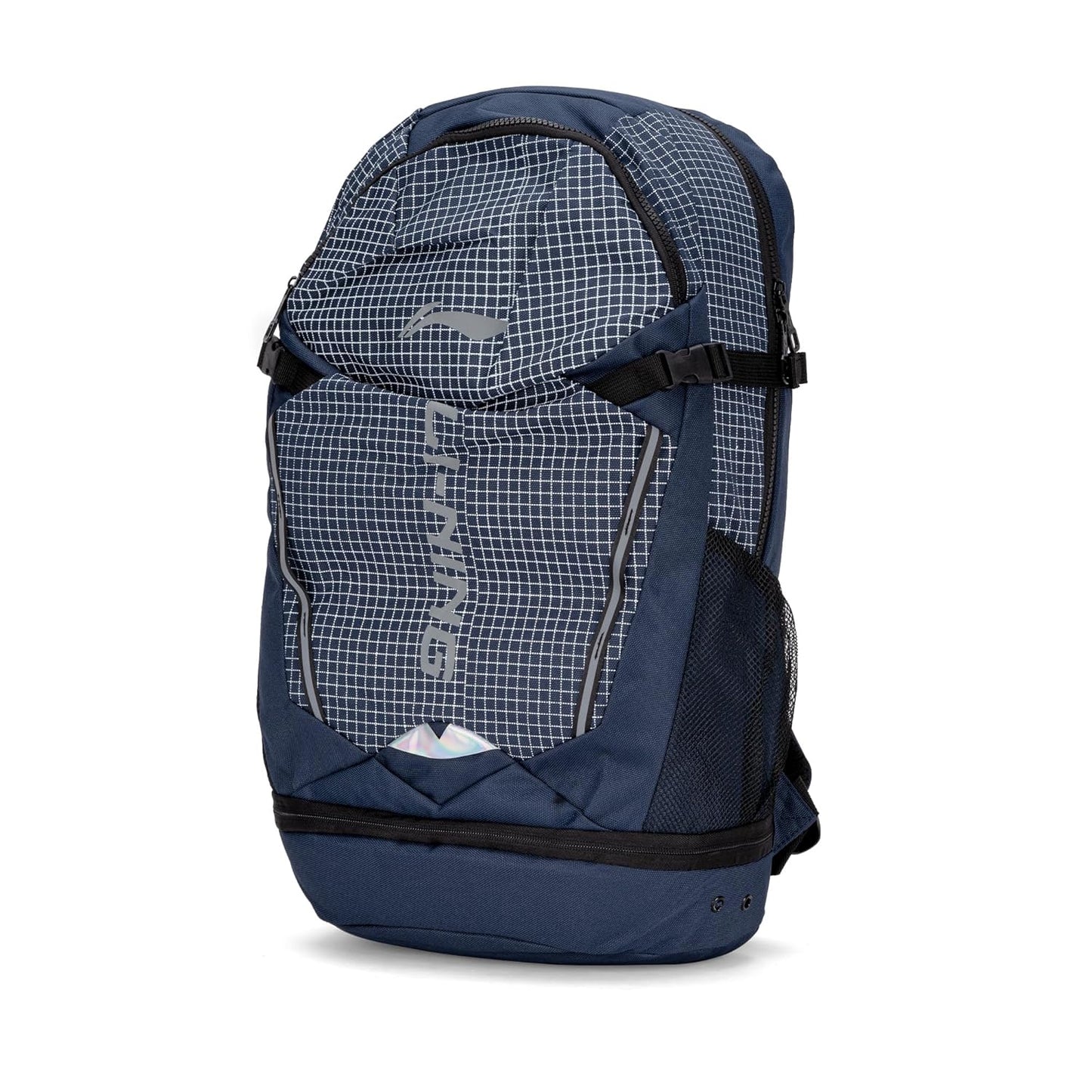 Li-Ning Gear Glide Backpack | 3 Compartments | Cushioned Straps and Back Panel | Perfect for Gym, Work & Everyday Activities | Durable Polyester Construction