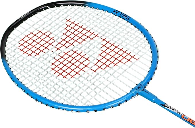 YONEX ZR111 Light Aluminium Strung Badminton Racket with Full Racket Cover | for Beginners | 95 Grams |Isometric Head Shape