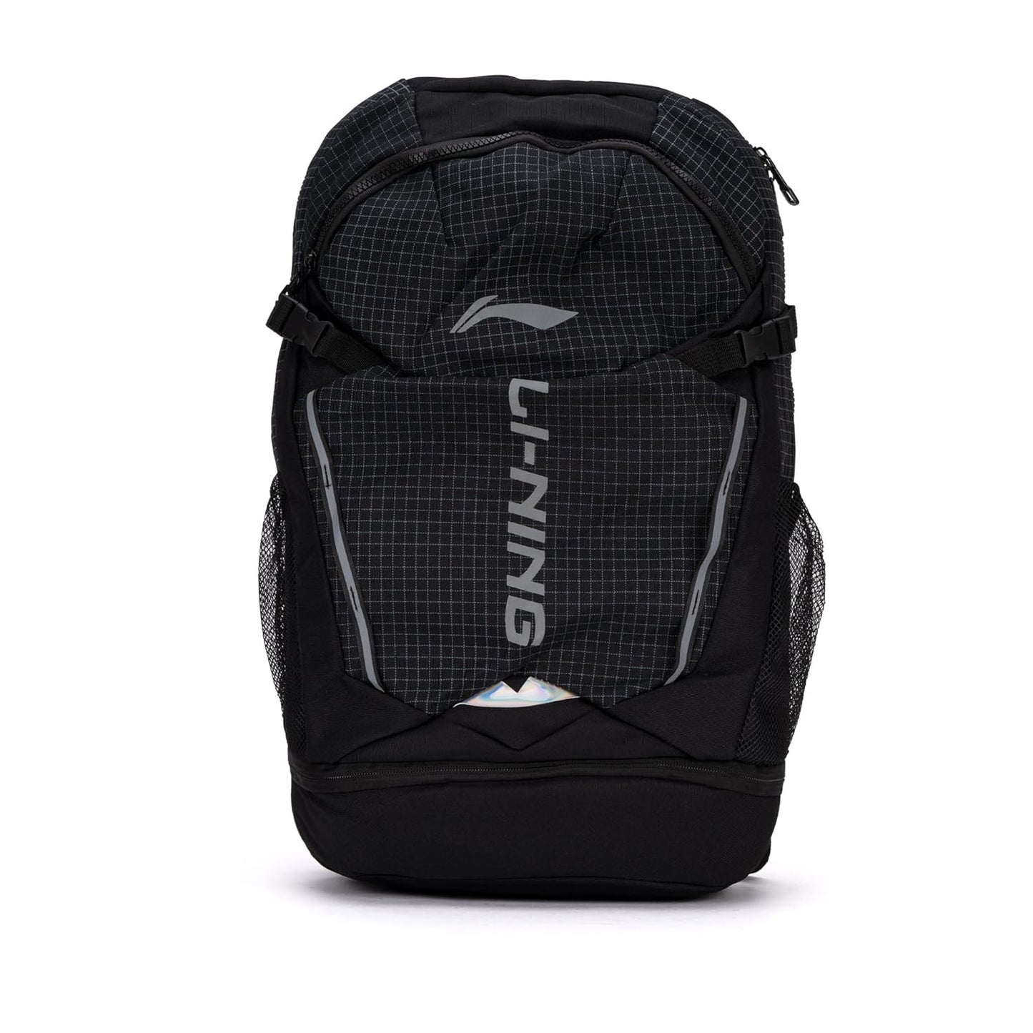Li-Ning Gear Glide Backpack | 3 Compartments | Cushioned Straps and Back Panel | Perfect for Gym, Work & Everyday Activities | Durable Polyester Construction