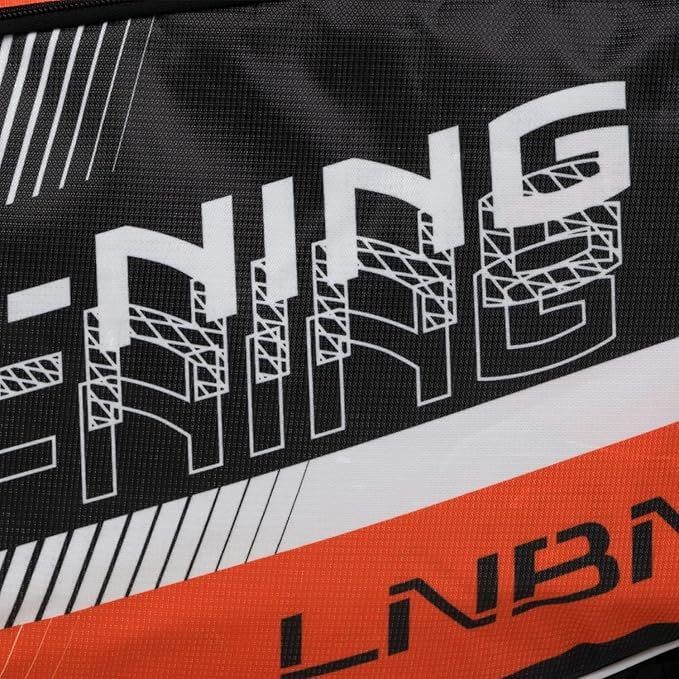 Li-Ning Spike 6-in-1 Badminton Duffle Kit Bag | 3 Easy Access Spacious Compartments | Easy Carry Handle | Adjustable Buckle & Padded Shoulder Straps | Material: Polyester