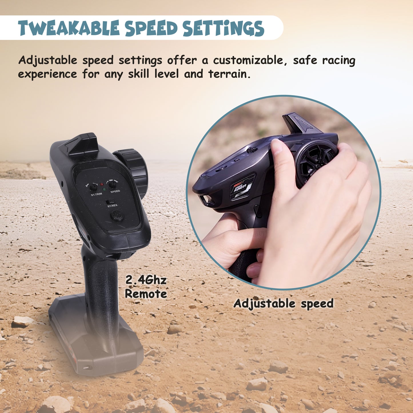 FUNFY Brushless Motor 1:16 Scale 4WD RC Car | Black | ABS Plastic and Metal | Capability For High-Speed Off-Road Adventures |Maximum Speed Of 35 KM/Hrs | Tweakable Speed Settings | For Kids