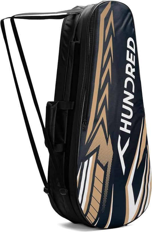 Hundred Urban Pod Badminton Kit Bag Polyester (Black/Gold)