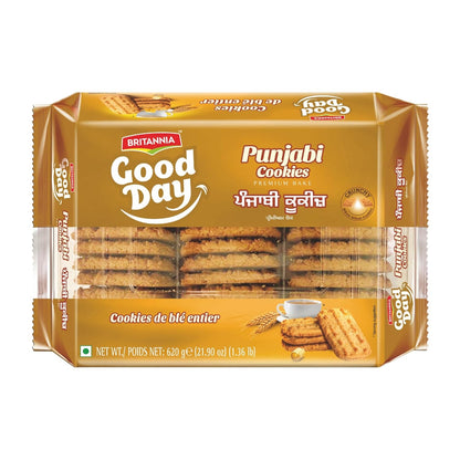 Britannia Punjabi Cookies Traditional Indian Spiced Biscuits | Crispy & Flavorful Snack Perfect for Tea Time (620g)