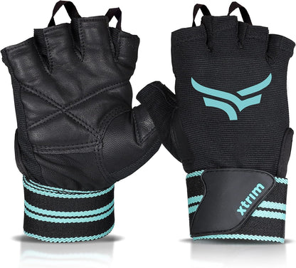 XTRIM Biking Gloves for Men and Women Motorcycle Gloves for Men, Moisture-Absorbent Fabric, Reinforced Knuckles for Impact Protection