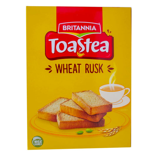 BRITANNIA Toastea Suji Rusk 21.51oz (610g) - Biscotte De Semoule - Crispy Tea Time Snack - Crispy Crunchy Toast (610g)