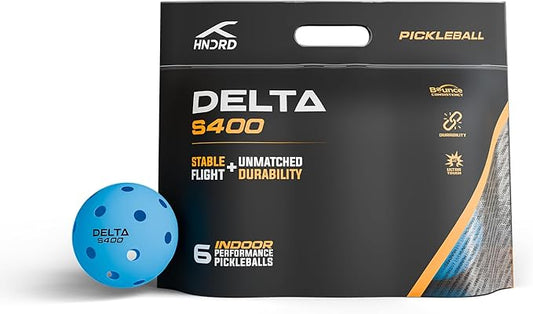 Hundred Delta Pro Pickleball Balls | Pack of 4 | USA Pickleball Approved | Hole Design | Tournament Ball