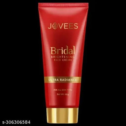 Jovees Herbal Bridal Face Cream (60gm) For Natural Glow and Brightness | Ultra Radiance, Hydrated and Flawless Skin | Daily Use | Paraben and Alcohol Free | Turmeric | Papaya | For All Skin Types