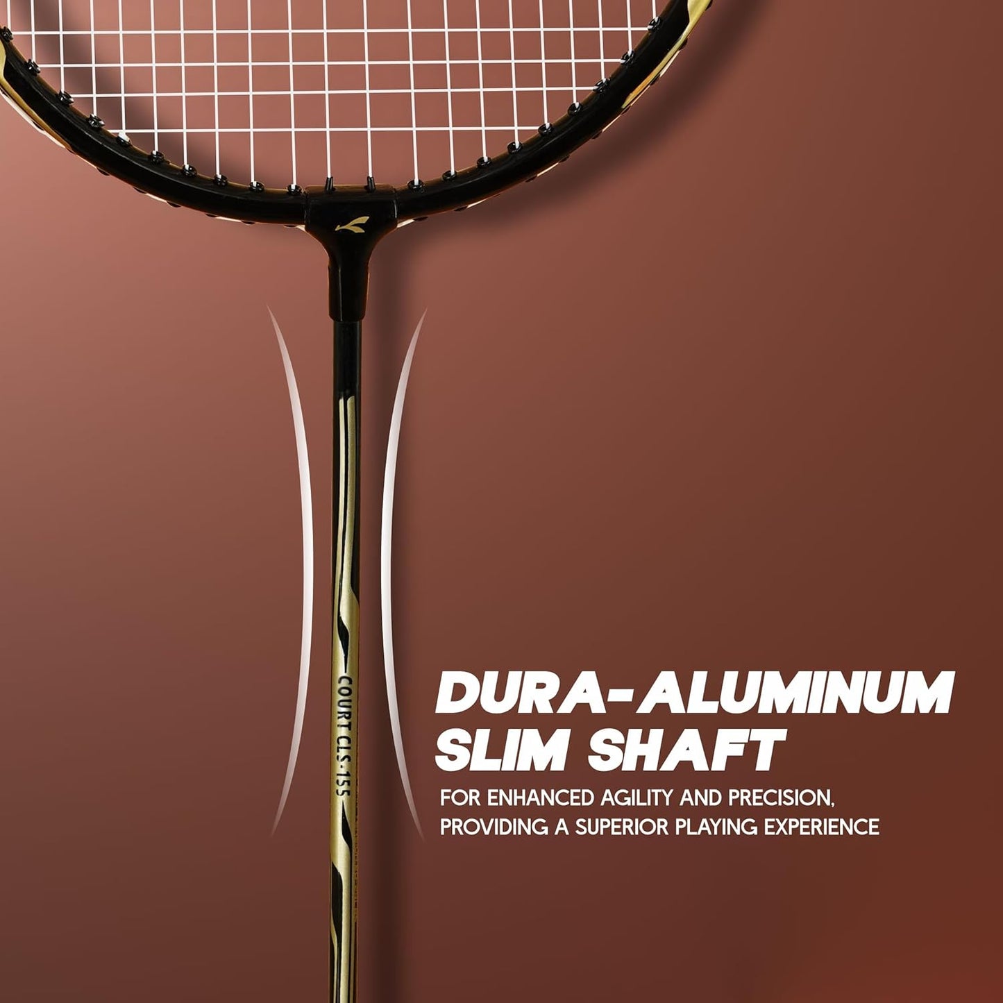 Konex Badminton Rackets with 1 Full Cover, Pack of 2