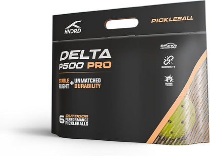 Hundred Delta Pro Pickleball Balls | Pack of 4 | USA Pickleball Approved | Hole Design | Tournament Ball