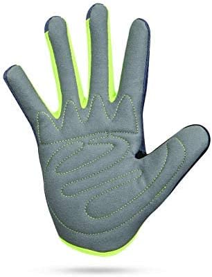 Nivia Cross Training Full Finger Gym Gloves (Grey/Green, Size - Medium) | Material - Leather | Perfect for Weight Lifting | Training Gym Workout | Crossfit | Pull-ups | Strong Grip Gym Gloves