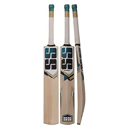 SS Yuvi 20/20 Cricket Bat for Mens and Boys ) | Material: Kashmir Willow | Lightweight | Free Cover | Ready to Play | for Intermediate Player | Grade 2