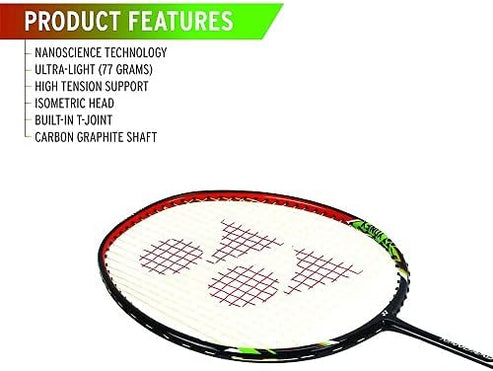 YONEX Zr 100 Light Aluminium Badminton Racquet - Lightweight Design | High-Performance Racket for Precision Play