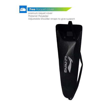 Li-Ning XP 800-Srikanth Signature Series Aluminum-Alloy Isometric Strung Badminton Racquet with cover