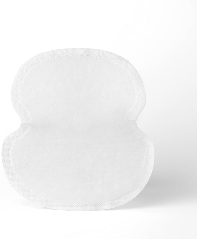 White silicone gel pad on a white background
