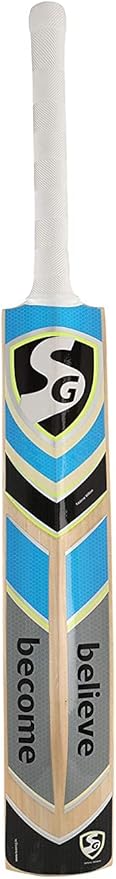 SG RSD Spark Cricket Bat for Mens and Boys (Beige, Size -4) | Material: Kashmir Willow | Lightweight | Free Cover | Ready to Play | for Intermediate Player | Ideal for Leather Ball | Grade 1