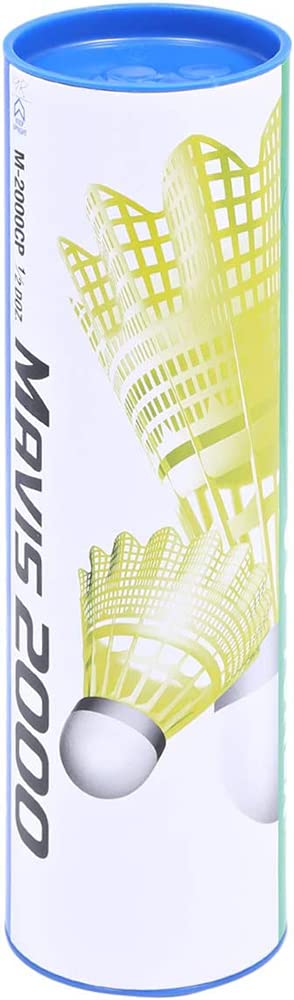 YONEX Mavis 2000 Nylon Tournament Shuttle-Yellow (1/2 dozen)