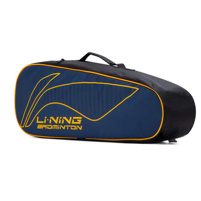 Li-Ning ABDS685 All Star Single Zip Polyester Badminton Kit Bag (Navy , Large)  | Dedicated Compartments | Unisex - Men, Boys, Girls, Women