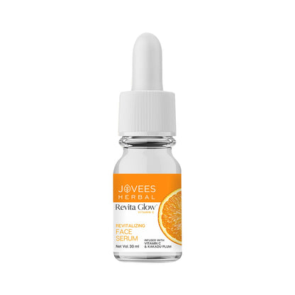 Jovees Herbal Revita Glow Vitamin C Face Serum (30ml) Infused With Vitamin C & Kakadu Plum | For Skin Brightening & Hyperpigmentation | For All Skin Types