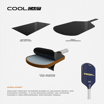 Hundred Vigor 100 USA Approved Pickleball Paddle | 13mm Core | Power  | Free Bag Included