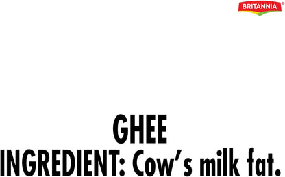 Britannia Pure Ghee Traditional Clarified Butter | Rich Aroma & Flavor Ideal for Cooking, Baking & Frying (907g) Pack of 1