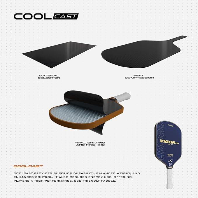 Hundred Vigor 100 USA Approved Pickleball Paddle | 13mm Core | Power Play | Free Bag Included