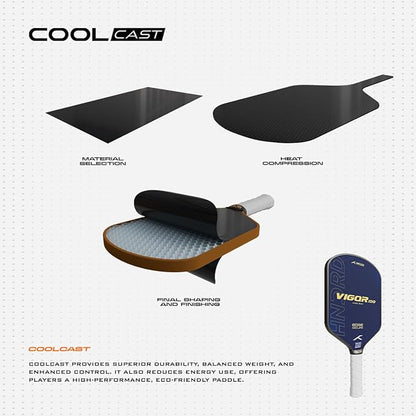 Hundred Vigor 100 USA Approved Pickleball Paddle | 13mm Core | Power Play | Free Bag Included