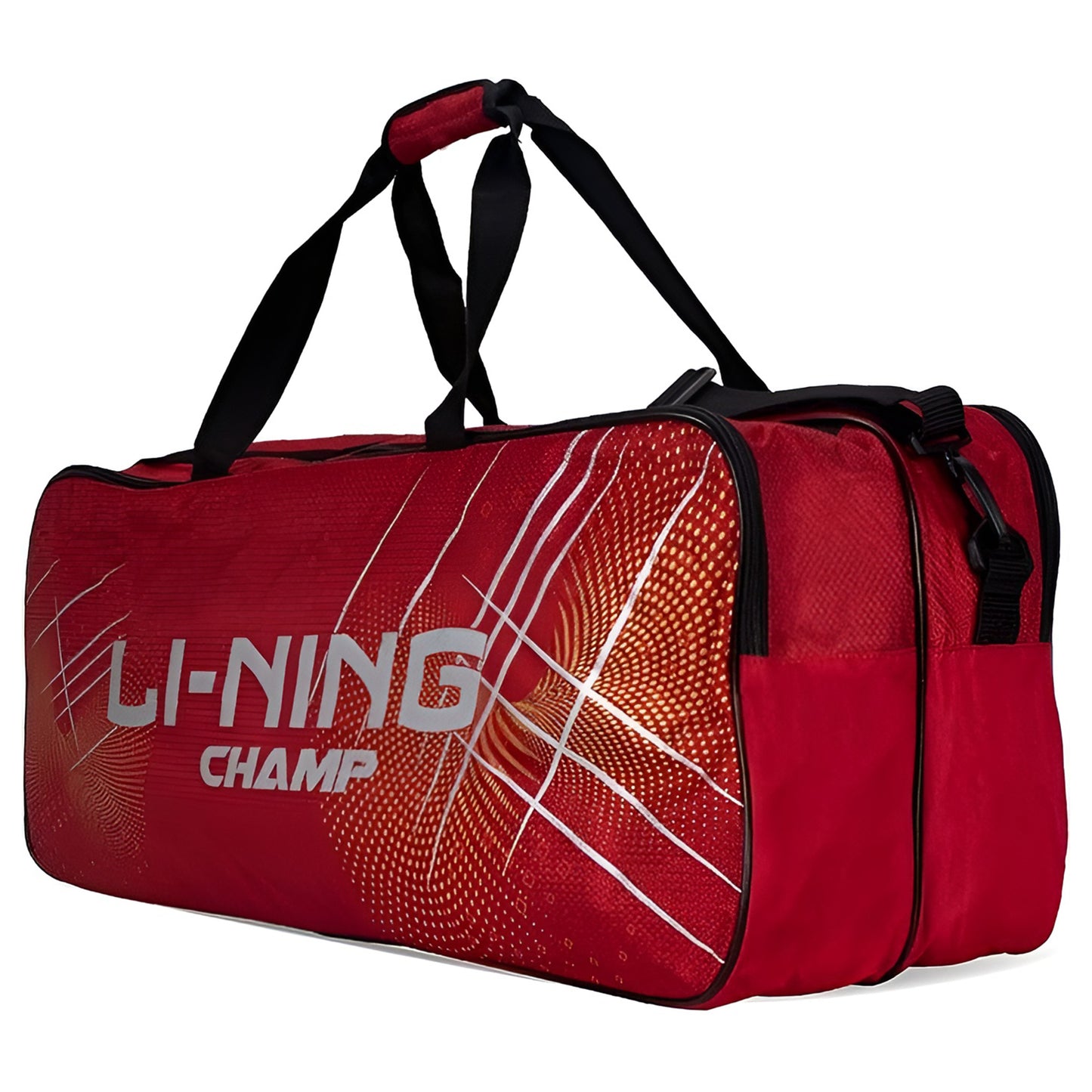 Li-Ning Champ Polyester Badminton Kit-Bag with Shoe Bag | Durable Material | Multiple Compartments | Foam-Padded Shoulder Straps | Separate Shoe Compartment