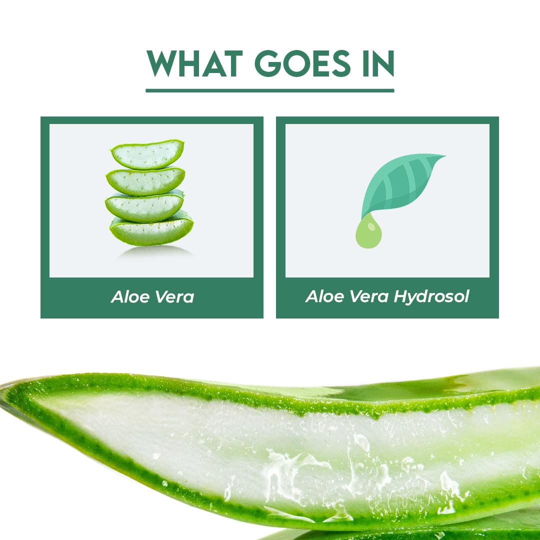Jovees 100% Pure Aloe Vera Multipurpose Gel (200gm) For Face , Skin & Hair | For Both Men & Women | No Parabens, Mineral Oils, Silicones & Synthetic Color | Lightweight | All Skin Types