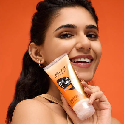 Jovees Shea Butter Moisturizer (100gm) With Shea Butter & Fruit Extracts | Reduces Skin Inflammation & Restores Hydration | Anti - Ageing | For Normal & Dry Skin | Paraben Free | All Skin Types