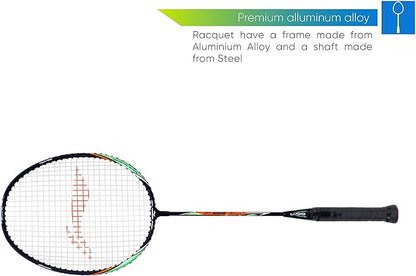 Li-Ning XP 800-Srikanth Signature Series Aluminum-Alloy Isometric Strung Badminton Racquet with cover