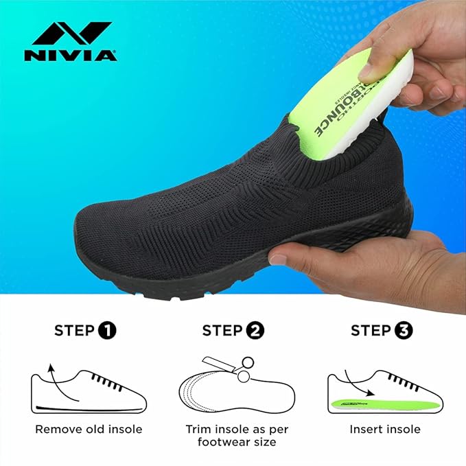 Nivia Foot Cushion Durable and Superior Insole Shoes, Professional Training Turf Sneaker Sports Shoes for Outdoor Indoor