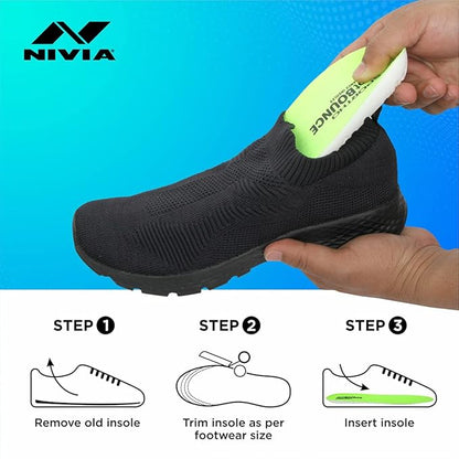 Nivia Foot Cushion Durable and Superior Insole Shoes, Professional Training Turf Sneaker Sports Shoes for Outdoor Indoor