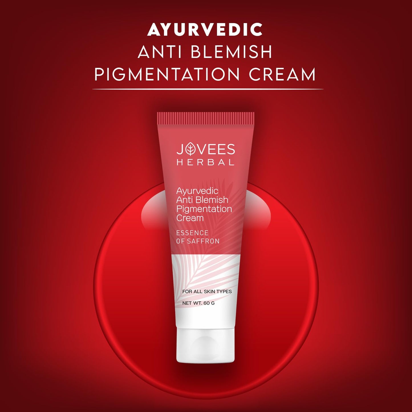 Jovees Anti Blemish Pigmentation Cream (60gm) Essence of Saffron | Reduces Dark Spots, Pigmentation & Blemish | Improves Complexion | Olive Oil | For All Skin Types
