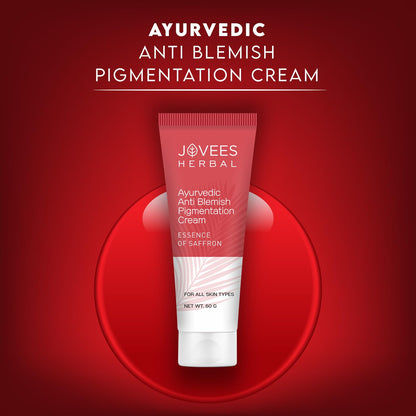 Jovees Anti Blemish Pigmentation Cream (60gm) Essence of Saffron | Reduces Dark Spots, Pigmentation & Blemish | Improves Complexion | Olive Oil | For All Skin Types