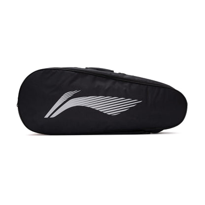 Li-Ning Panther Double Zipper Polyester Badminton Kit Bag (Black/Blue, Large)  | Stash pocket | Ample storage | Unisex - Men, Boys, Girls, Women