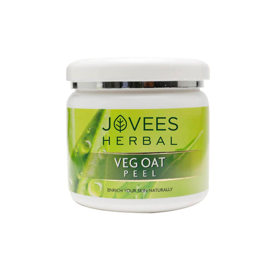 Jovees Herbal Veg Oat Face Peel Removes Acne Pimple and Tanning | with Almond Powder and Wheat Grain 250g