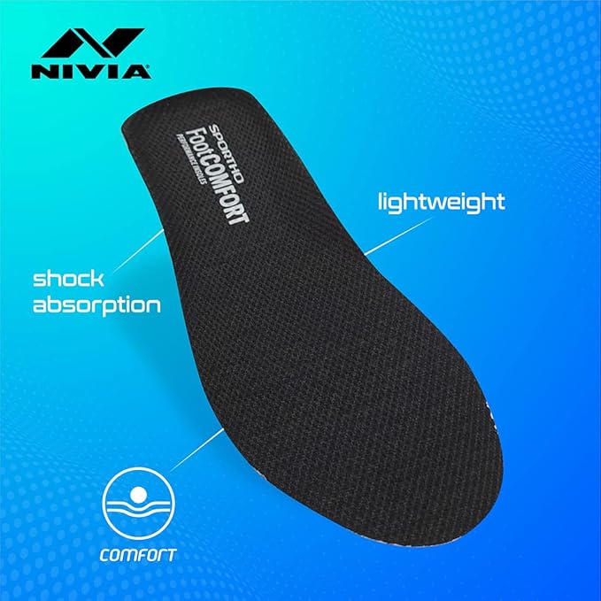 NIVIA Foot Comfort Flexible and lightweight shoes insole , (Free Size 6-11) | 7702