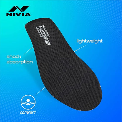 Nivia Foot Cushion Durable and Superior Insole Shoes, Professional Training Turf Sneaker Sports Shoes for Outdoor Indoor