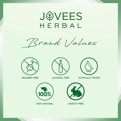 Jovees Herbal Jojoba & Neem Face Scrub (50gm) With Neem & Wheatgerm Extract | Gently Removes Dead Skin | Reduces Signs Of Premature Ageing | For Oily & Sensitive Skin
