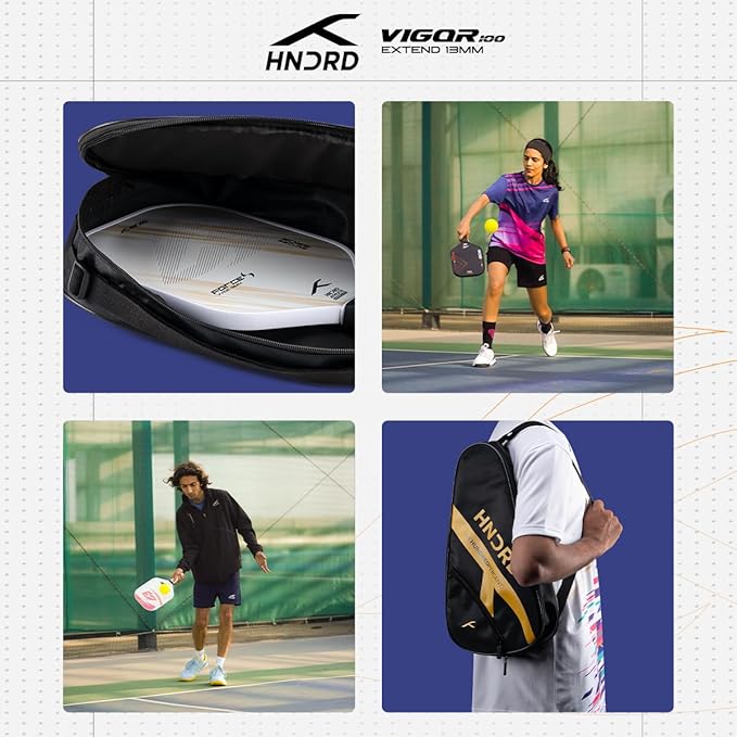 Hundred Vigor 100 USA Approved Pickleball Paddle | 13mm Core | Power  | Free Bag Included