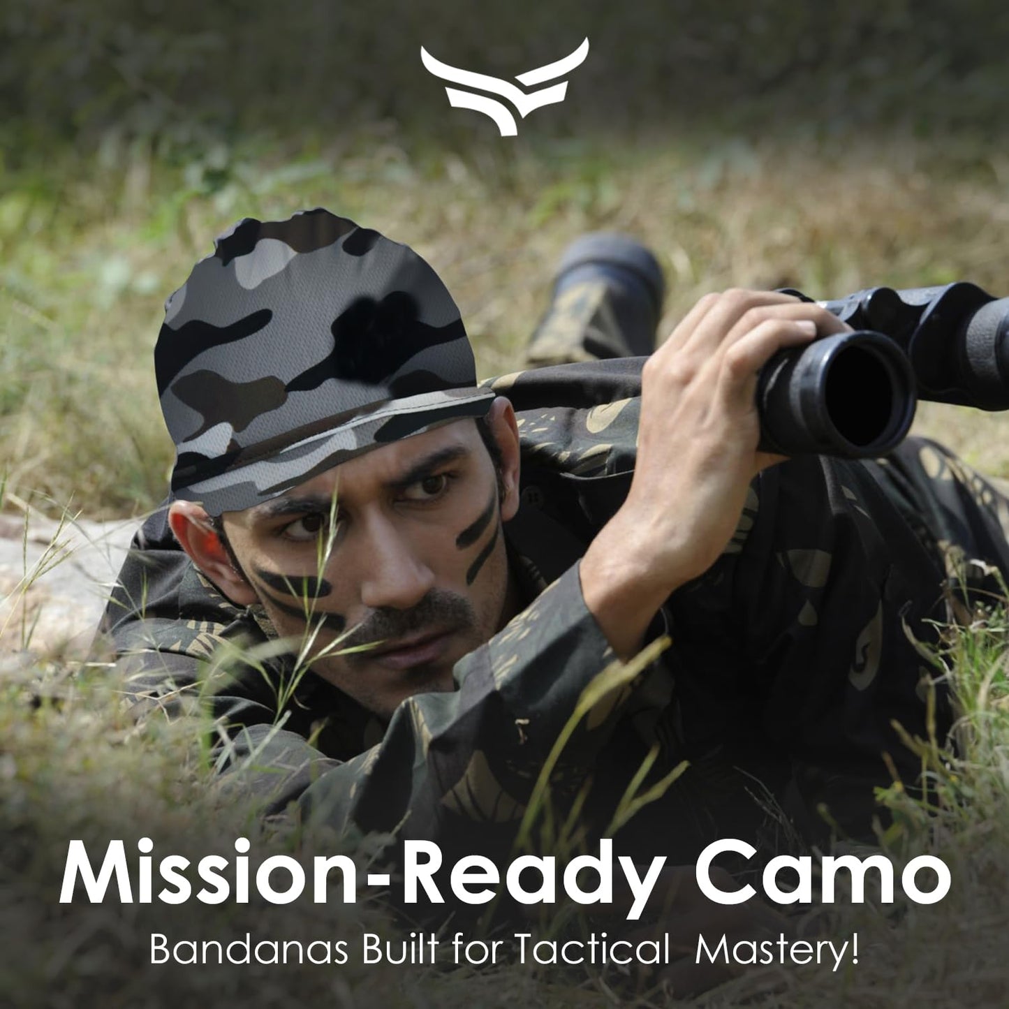 XTRIM Bamboo Bandana Face Mask for Dust & Sun Protection for Men & Women, Face Cover for Multipurpose, 100% Organic, Breathable, Odour-Free, Comfort Fit, Thermoregulatory Fabric