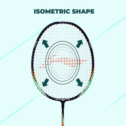 Li-Ning XP 800-Srikanth Signature Series Aluminum-Alloy Isometric Strung Badminton Racquet with cover